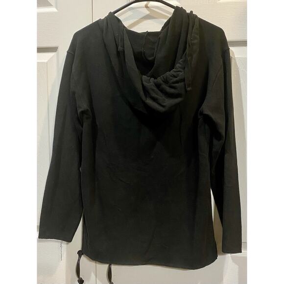 Women’s Victoria Secret PINK Black Hoodie Size XS - Picture 3 of 4